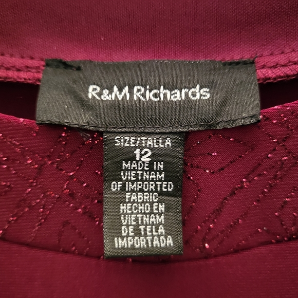 2 Piece Evening Dress Size 12 - Picture 2 of 6